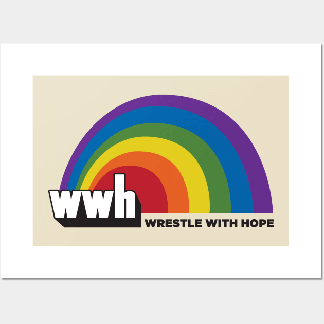 WWH Action Figure Logo Wall Art by WrestleWithHope